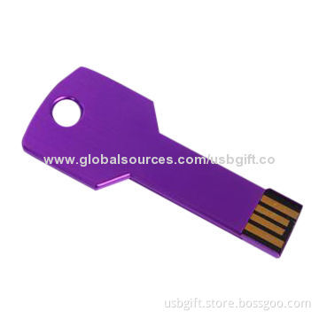 USB Flash Drive, 8GB, Colorful Key Shape, Mini Lighter